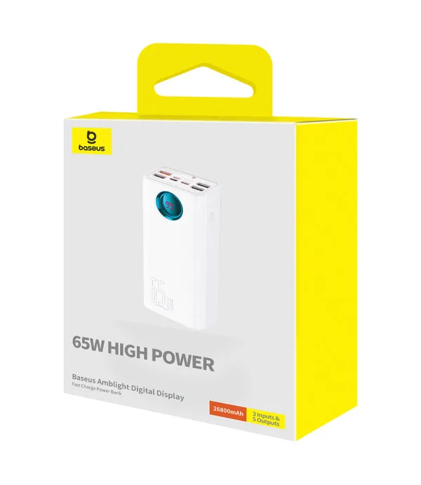 Baseus Power Bank 26800 mAh 65W s LED zaslonom i 5 izlaza