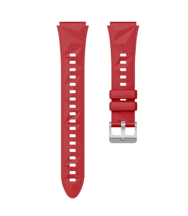 18mm silikonski remen s uzorkom romba za Huawei Watch GT5 / GT4, Garmin Venu 3S i druge