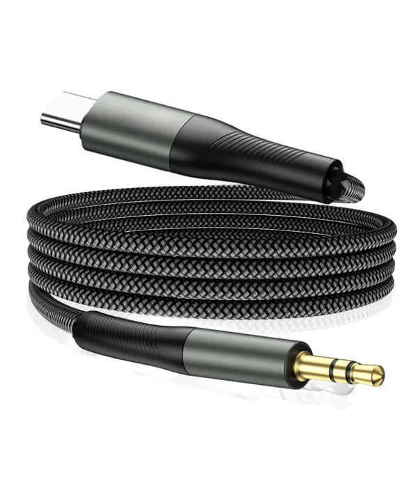 Techsuit Premium Cable Adapter NexaSound AC16 USB-C na 3.5 mm Jack, 1 m