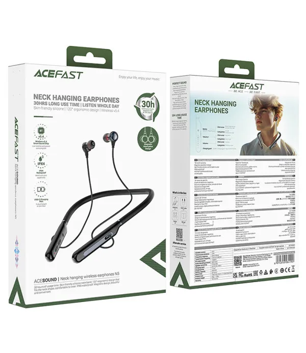ACEFAST N5 Bluetooth sportske slušalice s ogrlicom Bluetooth 5.4