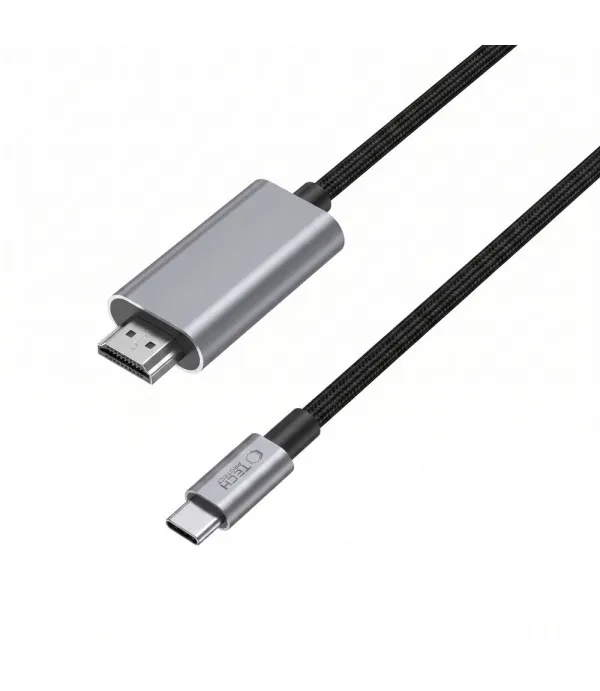 Tech-Protect UltraBoost USB-C na HDMI 2.1 kabel 8K 60Hz 200 cm – Iron Grey