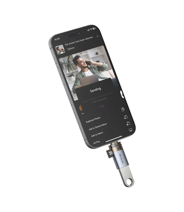 Mcdodo OT-7600 2u1 OTG USB-C adapter s USB priključkom i čitačem microSD kartica