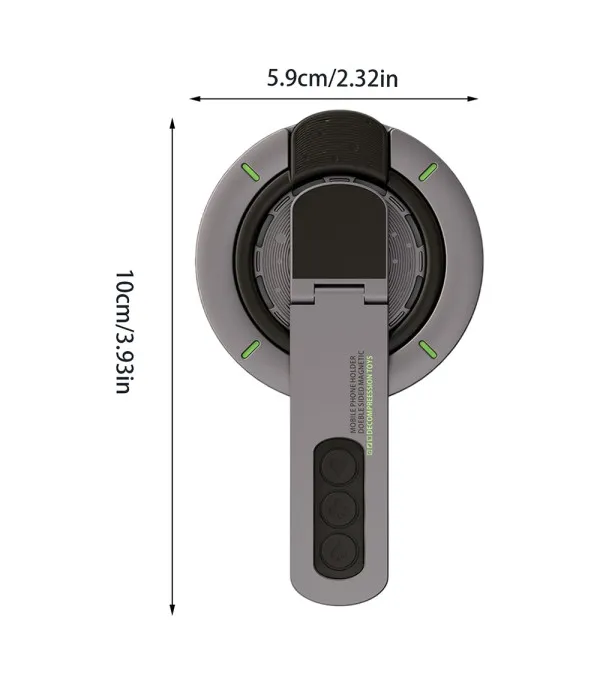 Techsuit Premium MagSafe Ring Holder AluStandX SB1