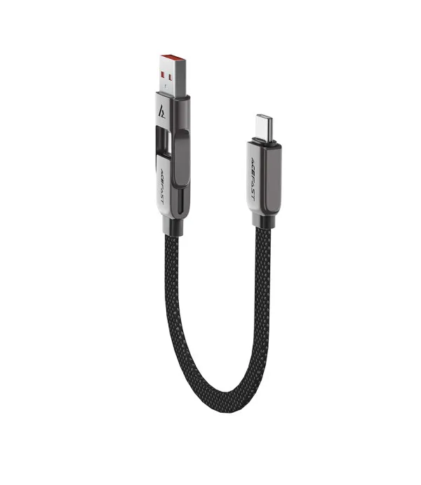 ACEFAST C13-05 USB-C na USB-C kabel s USB-A adapterom za punjenje i prijenos podataka 60W 0.2m