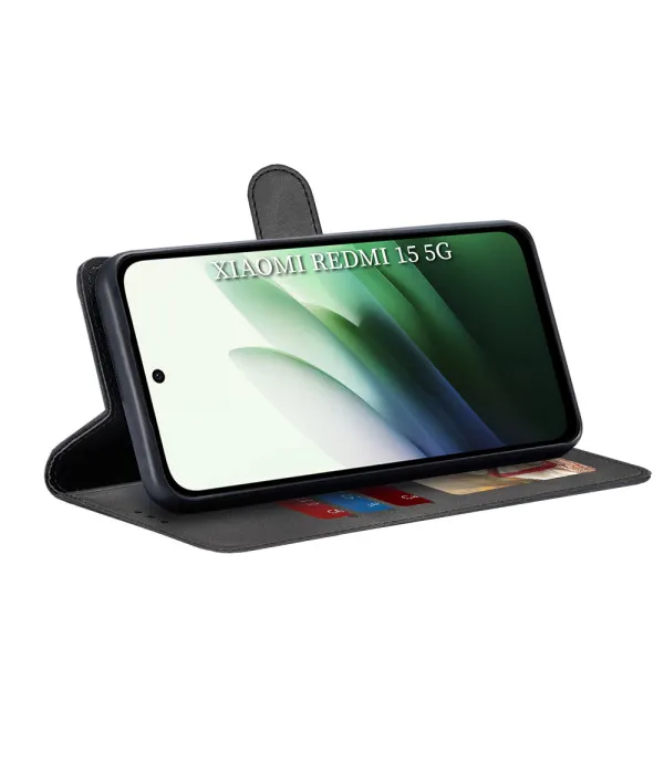 Techsuit Diary Book preklopna maskica za Xiaomi Redmi 15 4G / Redmi 15 5G