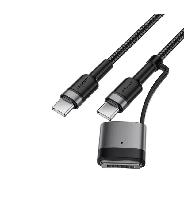 ACEFAST C22-05 USB-C na USB-C i MagSafe 3 kabel 240W 1,2 m