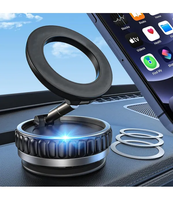 Techsuit Premium Car Holder VacuumGripX S15 magnetski nosač za mobitel