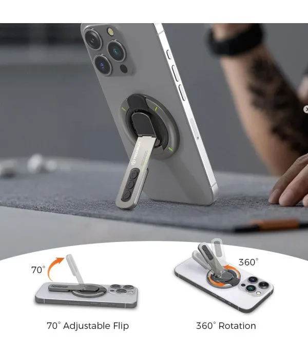 Techsuit Premium MagSafe Ring Holder AluStandX SB1