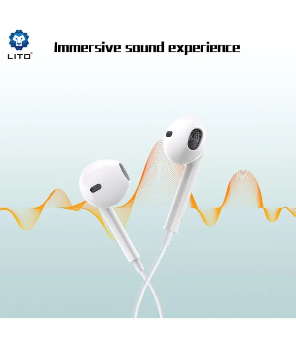 LITO LF01A žične stereo slušalice s mikrofonom 3.5 mm