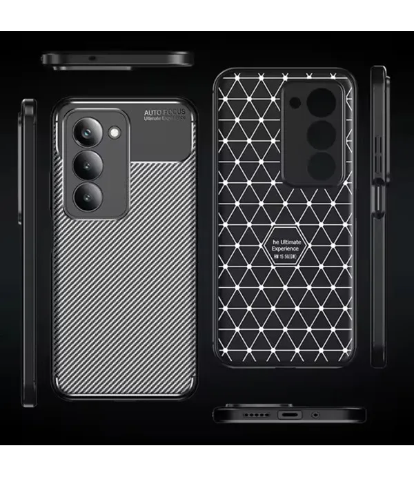 Techsuit CarbonFiber maskica za Xiaomi Redmi 15 4G / Redmi 15 5G