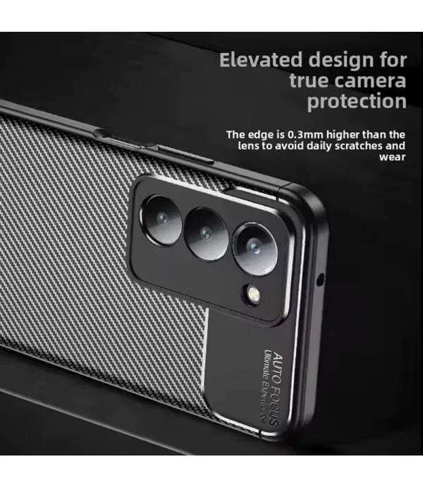 Techsuit CarbonFiber maskica za Xiaomi Redmi 15 4G / Redmi 15 5G