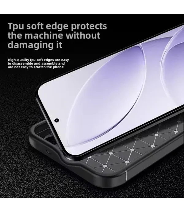 Techsuit CarbonFiber maskica za Xiaomi Redmi 15 4G / Redmi 15 5G