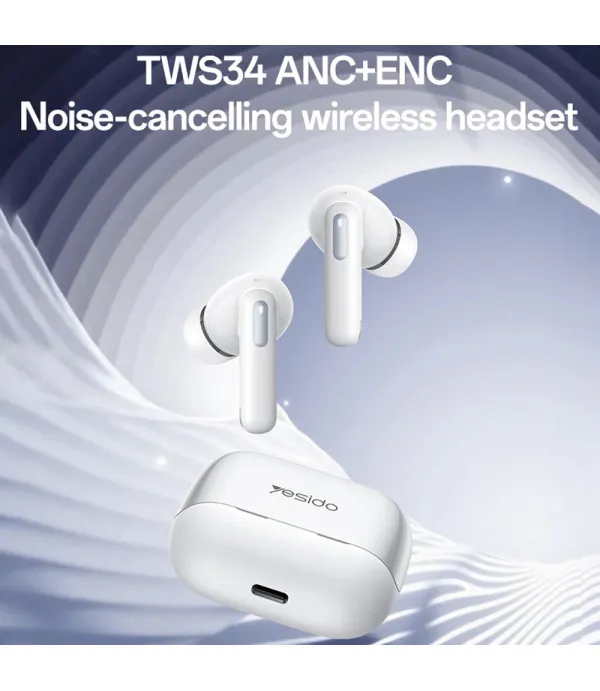 YESIDO TWS34 bežične Bluetooth slušalice s ANC i ENC tehnologijom
