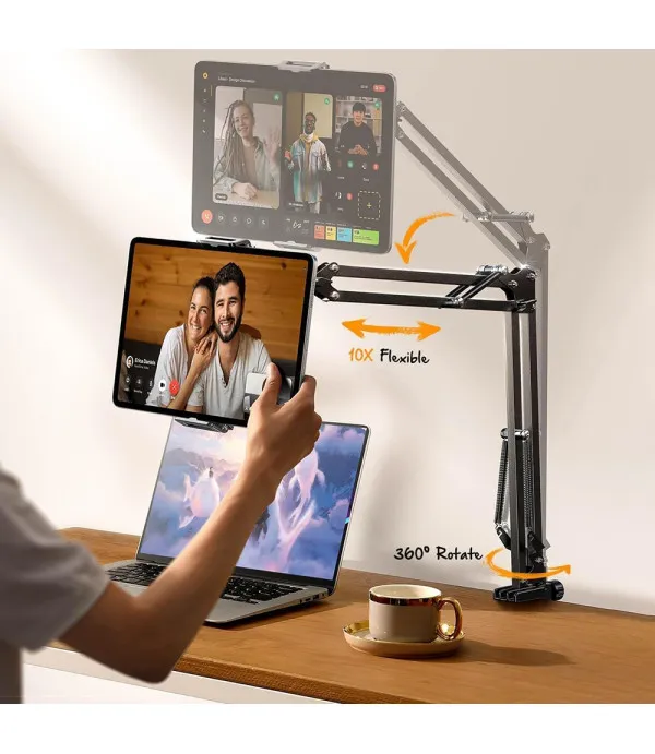 Lisen nosač za mobitel i tablet s pričvršćivanjem na stol YL0223060007