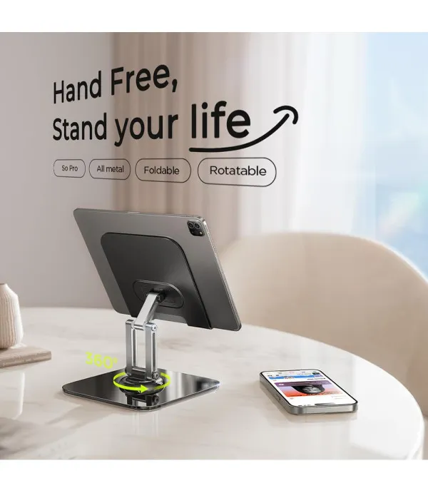 Lisen Q18 sklopivi stolni stalak za tablet i mobitel 4.7" – 12.9"