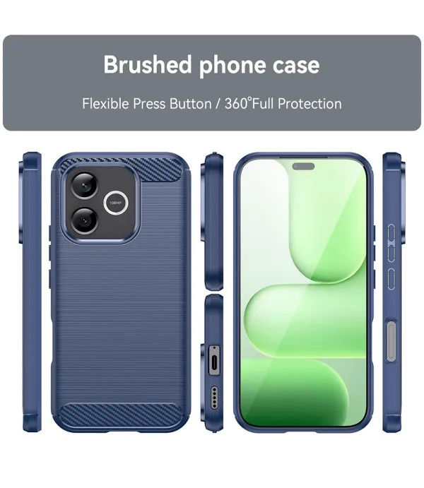 Carbon Brush TPU silikonska maska za Honor 600 Lite 5G