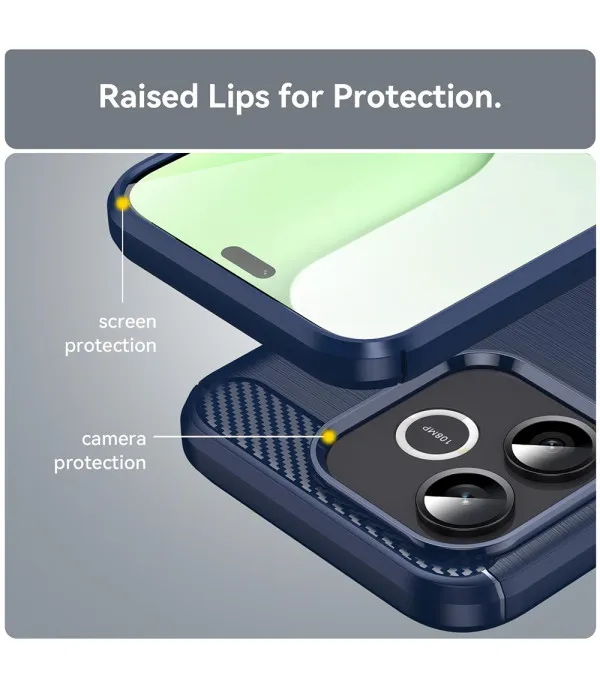 Carbon Brush TPU silikonska maska za Honor 600 Lite 5G