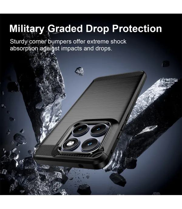 Carbon Brush TPU silikonska maskica za Motorola Edge 70 Fusion 5G