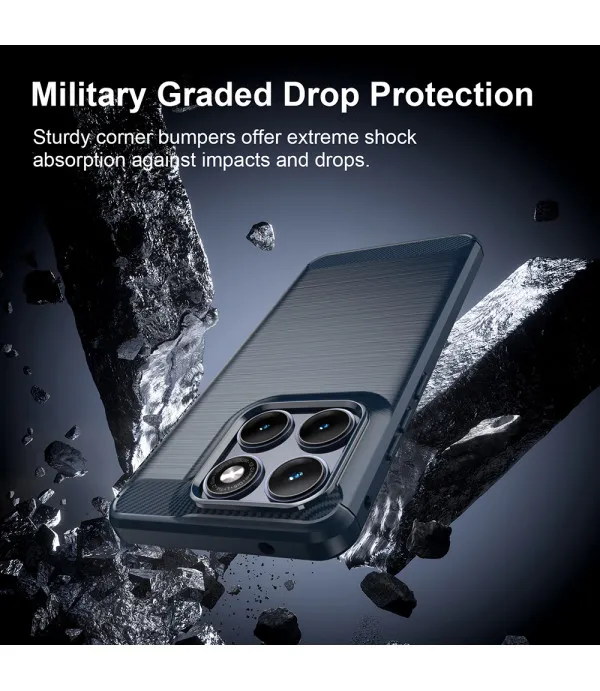 Carbon Brush TPU silikonska maskica za Motorola Edge 70 Fusion 5G