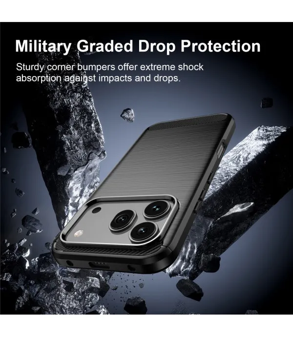Carbon Brush TPU silikonska maska za Honor 600 5G / Honor 600 Pro 5G
