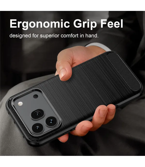 Carbon Brush TPU silikonska maska za Honor 600 5G / Honor 600 Pro 5G
