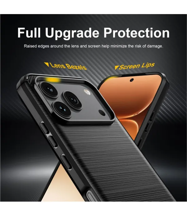 Carbon Brush TPU silikonska maska za Honor 600 5G / Honor 600 Pro 5G