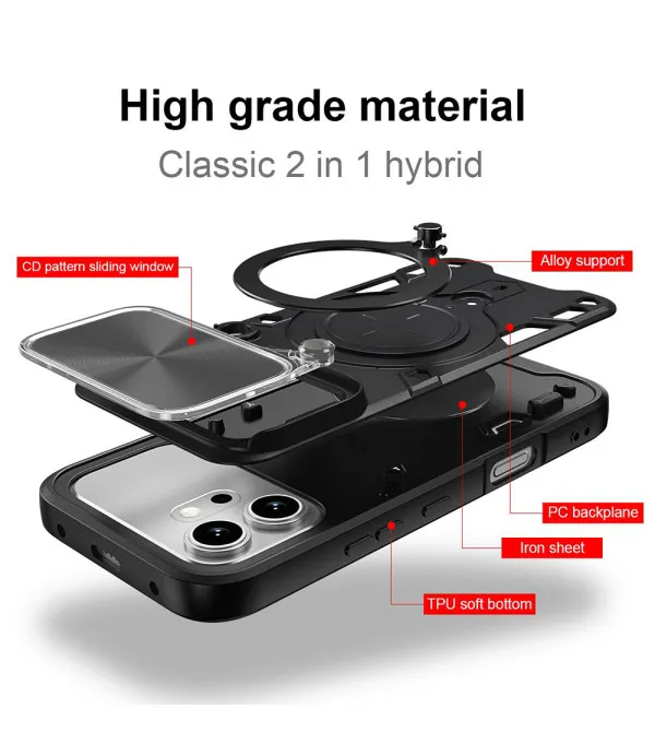 Techsuit Hybrid CamShield maskica za Honor 600 / Honor 600 Pro 5G