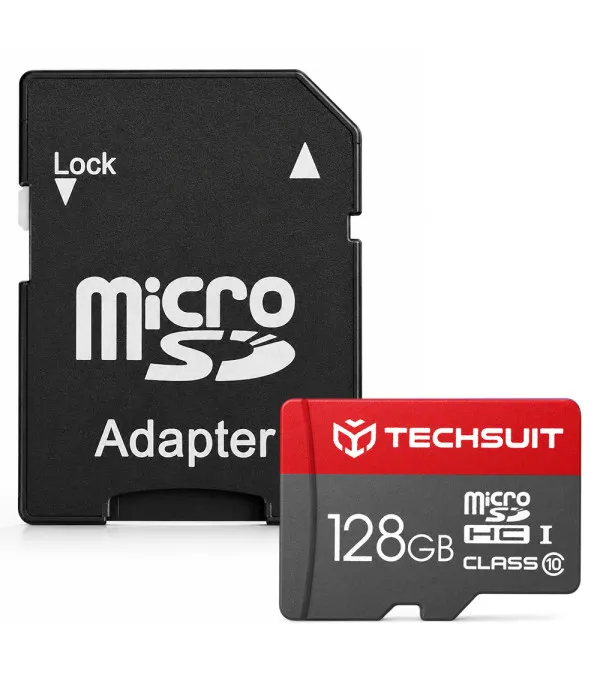 Techsuit MicroSDHC Class 10 memorijska kartica 128 GB s SD adapterom