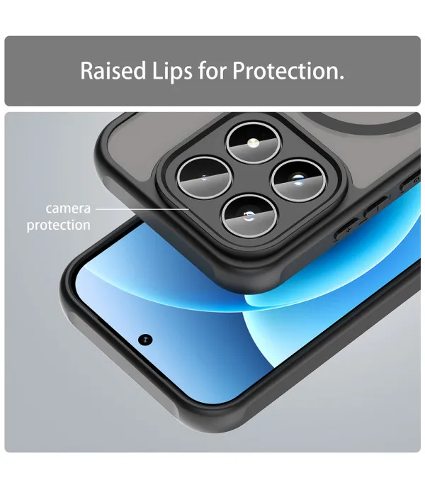 Magnetic Matte PC + TPU maskica za Xiaomi 17T Pro