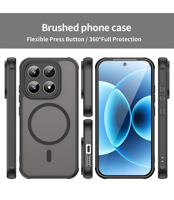 Magnetic Matte PC + TPU maskica za Xiaomi 17T Pro