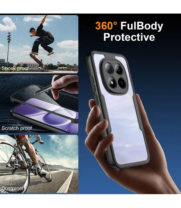 Techsuit ColorVerse 360 maskica sa zaštitnim staklom za Xiaomi 17T Pro