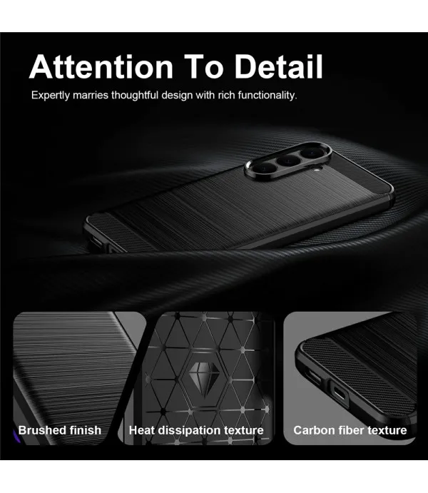 Carbon Brush TPU zaštitna maskica za Samsung Galaxy S26 FE 5G