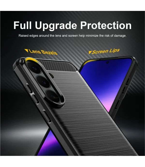 Carbon Brush TPU zaštitna maskica za Samsung Galaxy S26 FE 5G