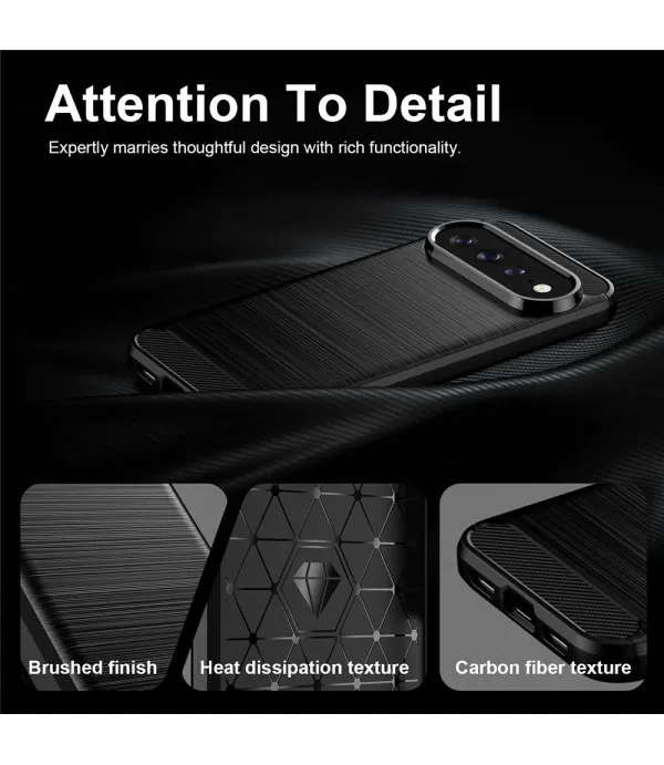 Carbon Brush TPU maska za Google Pixel 11 / 11 Pro