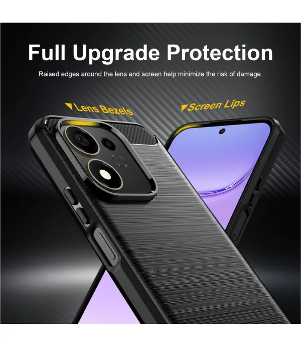 Carbon Brush TPU silikonska maska za Honor 600 Smart