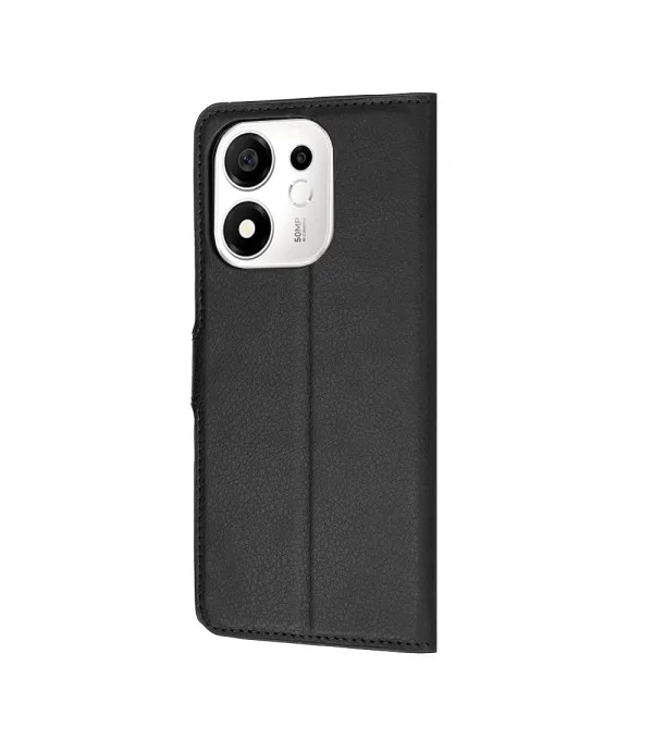 Premium Litchi preklopna torbica za Honor 600 Smart