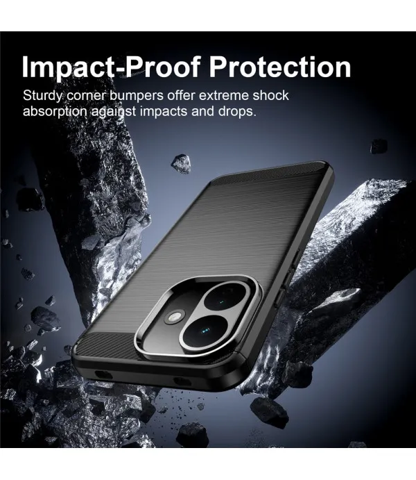 Carbon Brush TPU maskica za Xiaomi Redmi Note 17 Pro 5G