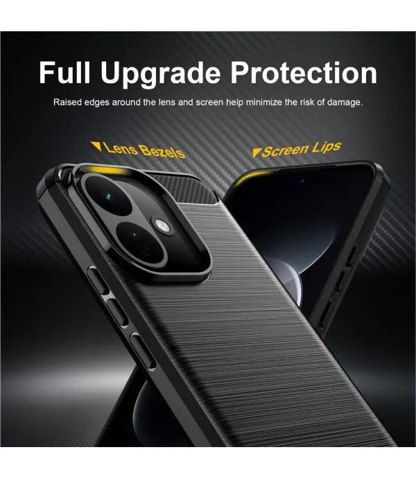 Carbon Brush TPU maskica za Xiaomi Redmi Note 17 Pro 5G