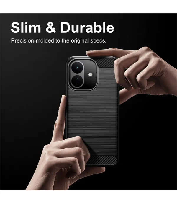 Carbon Brush TPU maskica za Xiaomi Redmi Note 17 Pro 5G