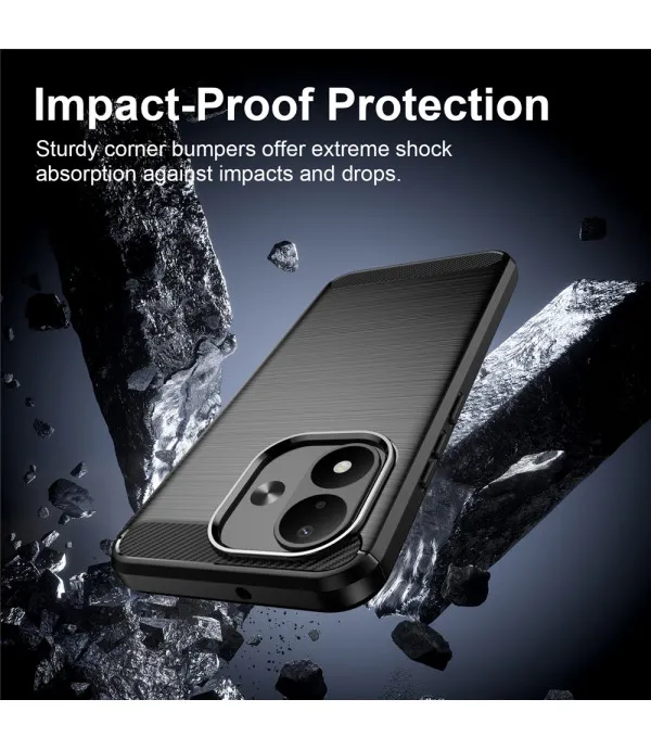 Carbon Brush TPU maskica za Xiaomi Redmi Note 17