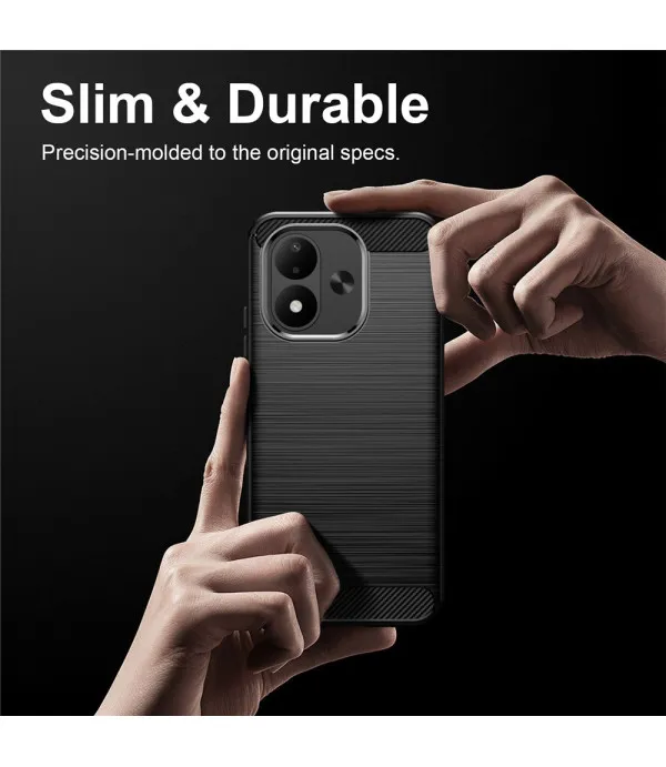 Carbon Brush TPU maskica za Xiaomi Redmi Note 17