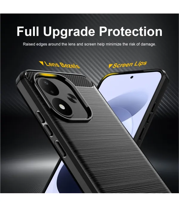 Carbon Brush TPU maskica za Xiaomi Redmi Note 17