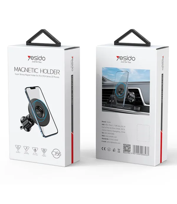 Yesido C156 magnetski auto nosač za mobitel za ventilaciju