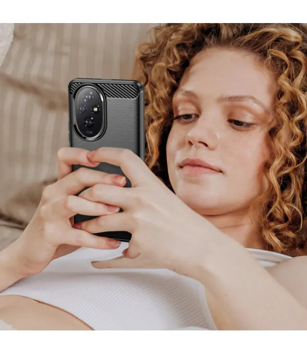 Carbon Brush TPU maskica za Honor 200 Pro