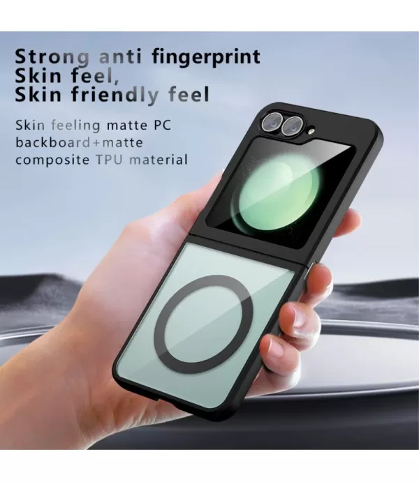 Prozirna Magsafe silikonska maskica za Samsung Galaxy Z Flip6 5G