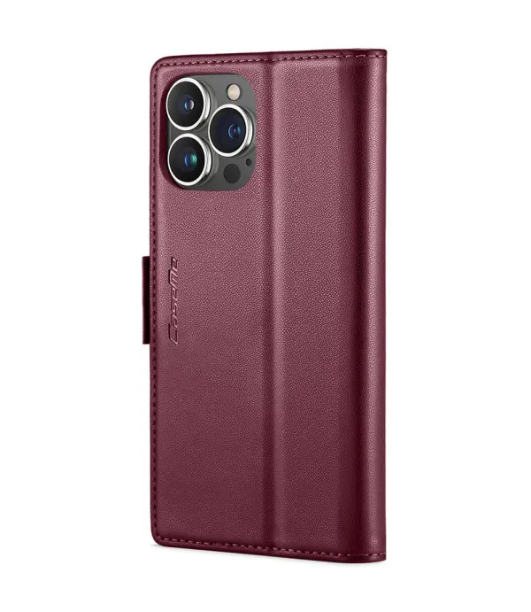 CASEME 023 kožna novčanik torbica za iPhone 16 Pro