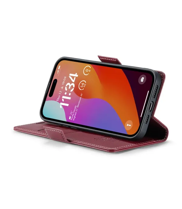 CASEME 023 kožna novčanik torbica za iPhone 16 Pro