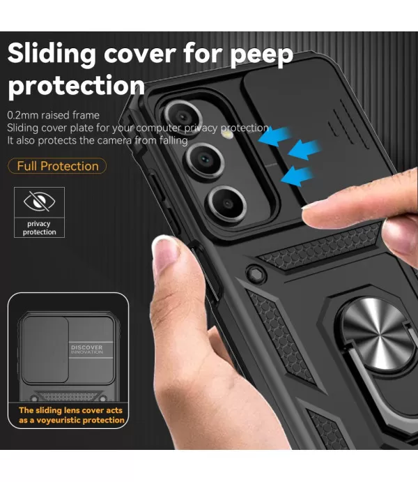 Silikonska maskica sa zaštitom za kameru i okretno postolje za Samsung Galaxy A16 5G