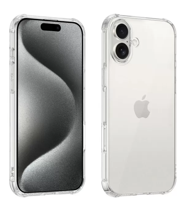 Prozirna silikonska maskica za iPhone 16 Plus