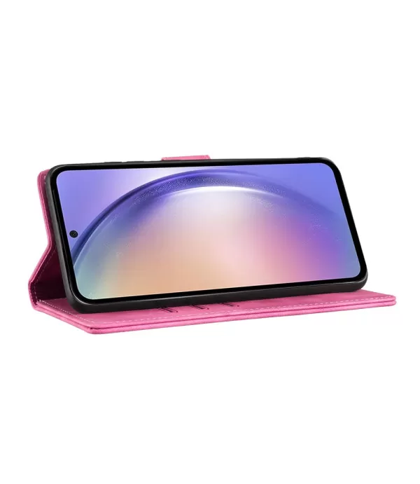 Preklopna Torbica Maca Crta Srce za Samsung Galaxy S24 FE